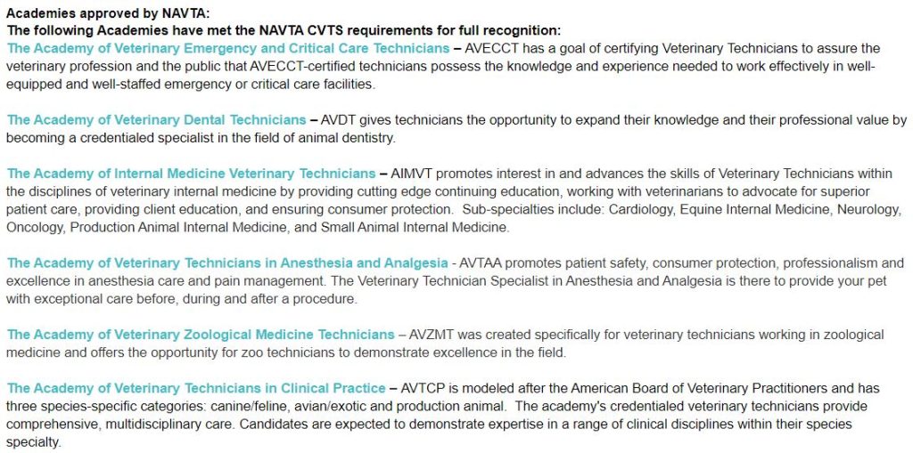 RVT's and VTS, what does it mean? Boundary Bay Veterinary Specialty